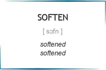 soften 3 формы глагола