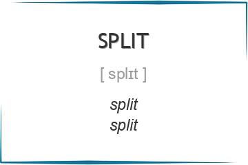 split 3 формы глагола