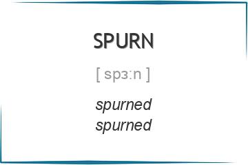 spurn 3 формы глагола