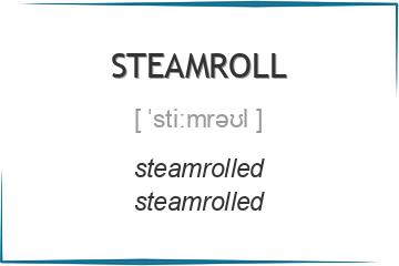 steamroll 3 формы глагола