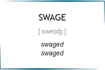 swage 3 формы глагола