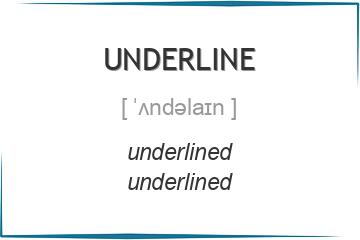 underline 3 формы глагола